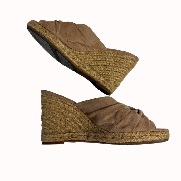 Circus Sam Edelman Bea Espadrille Wedge Bea Sandals Size 7.5 Beige Knot Summer - Picture 3 of 14